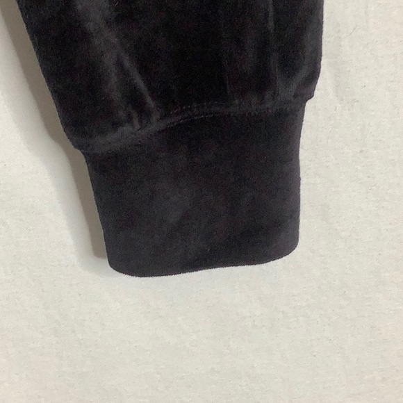 Express Black Velour Drawstring Joggers Size XS - Picture 8 of 13